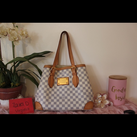 Louis Vuitton Damier Azur Hampstead MM - Picture 1 of 8